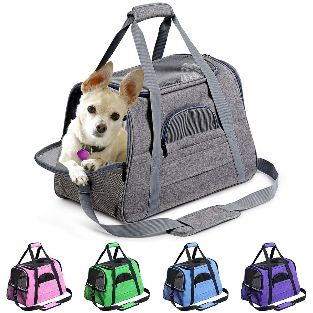 Borsa Zaino per cane o gatto Portatile Pet Zaino Messenger Cat Carrier